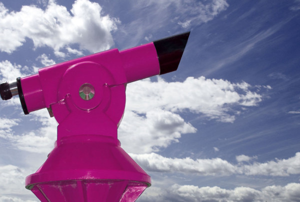 Pink telescope